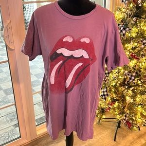 Free People Rolling Stones graphic tee